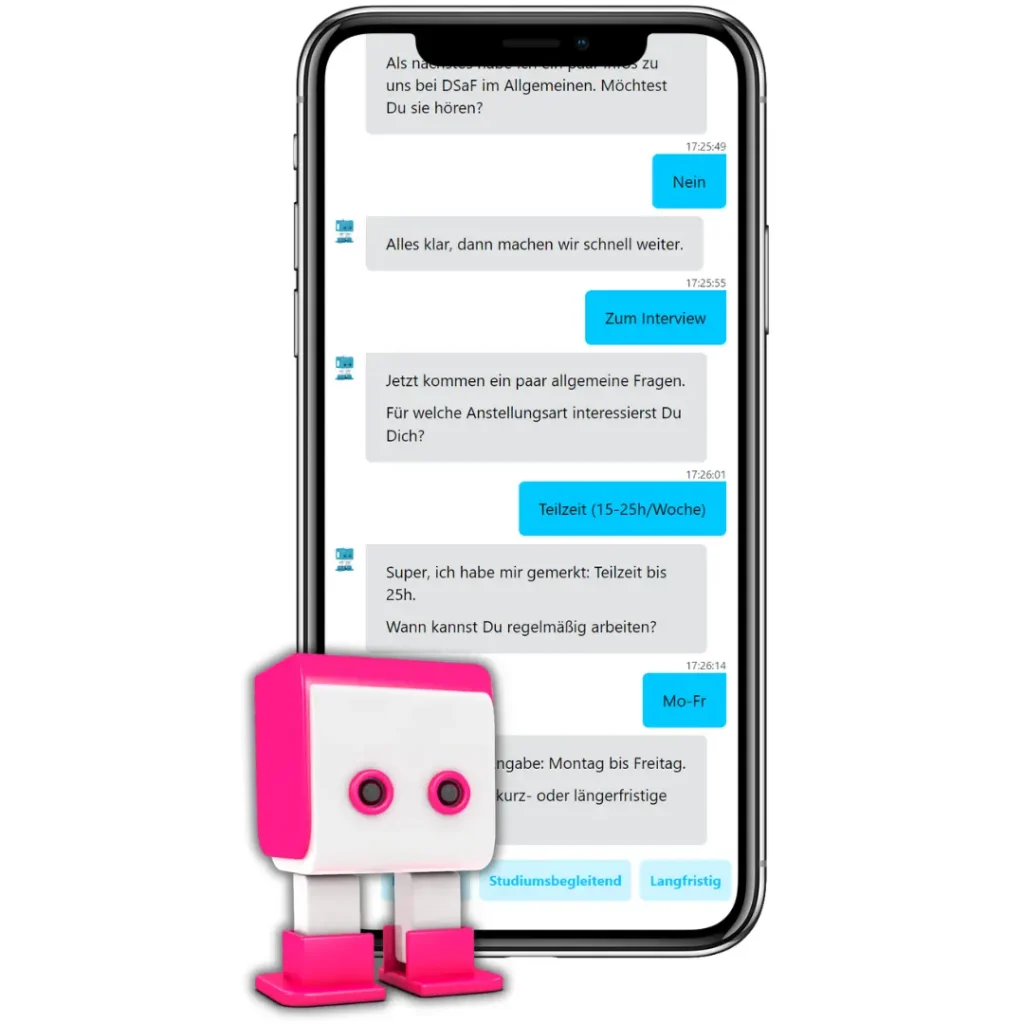 Einfacher Recruiting Chatbot